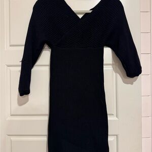 Black Knit Dress
